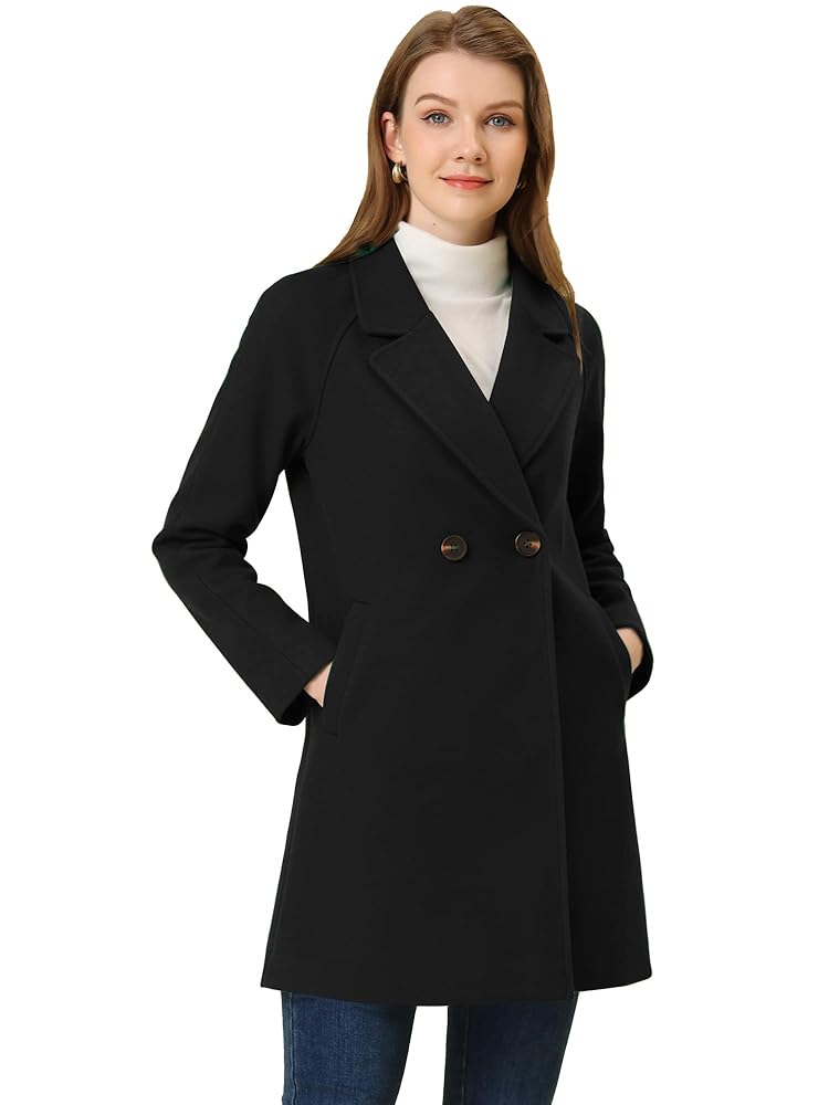 【HI FI FNK】Park Double Breasted Coat Maiyifu-GJ Men's Notch Lapel Double Breasted Long Trench